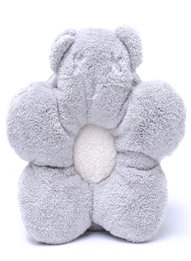 zinici Kawaii Bear Stuffed Animal Plush Purse, Cute Bear Toys for Girls age 4-6, Crossbody Bag for Kids 3 4 5 6 7 8 9 10 11 12 Years Old Girls Tweens and Teens Women Birthday (grey) - Image 3